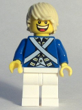 LEGO pi175 Bluecoat Soldier 7 - Tousled Hair (Head 4549620)